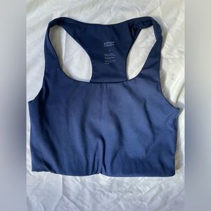 Girlfriend Collective Compressive Paloma Sports Bra Size S Indigo Blue